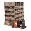 PiniKay Hartholzbriketts Oktagon – mit Zugloch (Palette 960 kg)