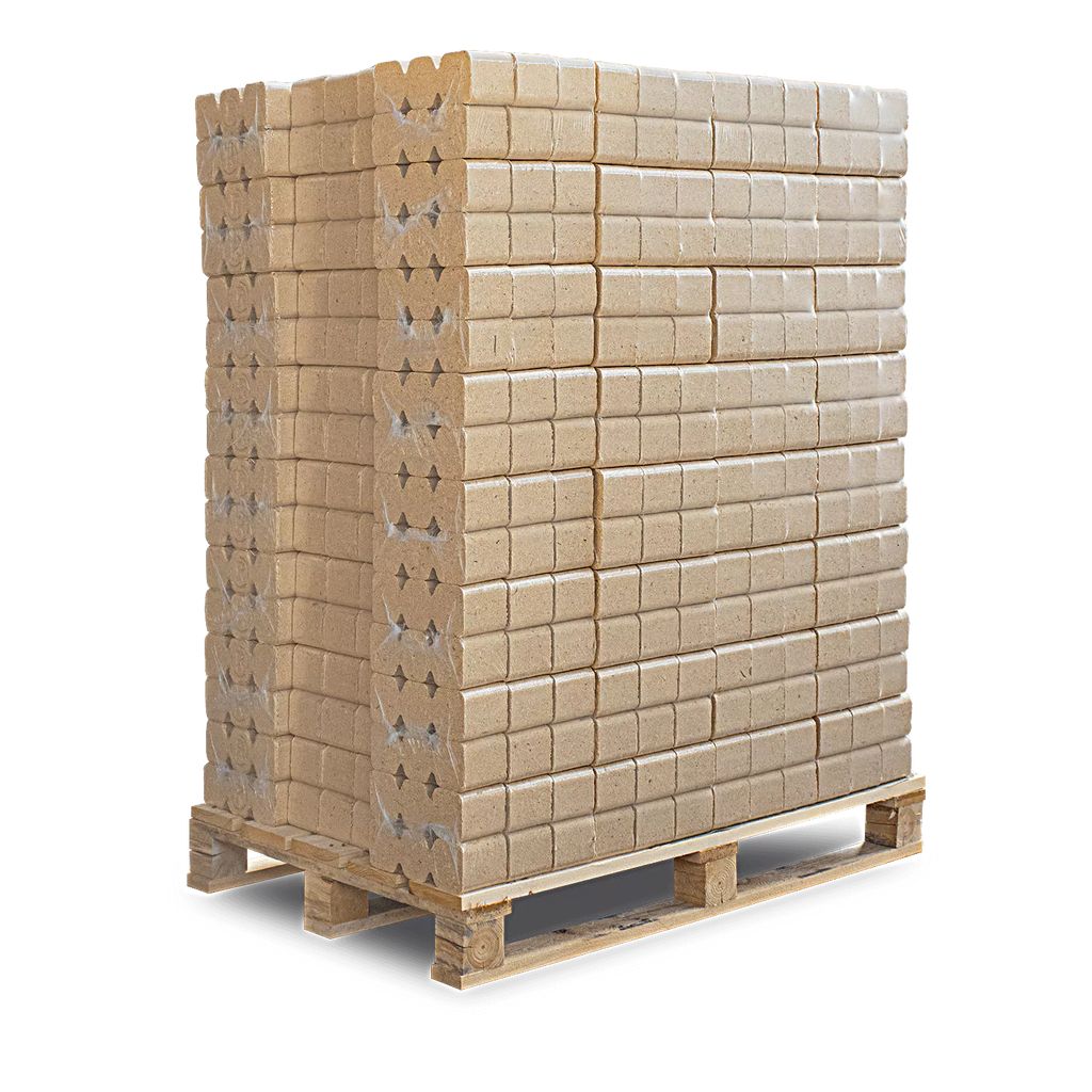 RUF Triplex Green Weichholzbriketts – 960 kg Palette