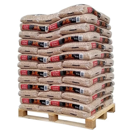 Excellent Pellets Premium Holzpellets – Palette 975 kg (65 Säcke)