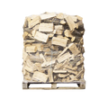 Buchen Premium Brennholz 25cm, rindenfrei auf Palette im Netz, ca. 1,6 srm-1rm, 500 kg