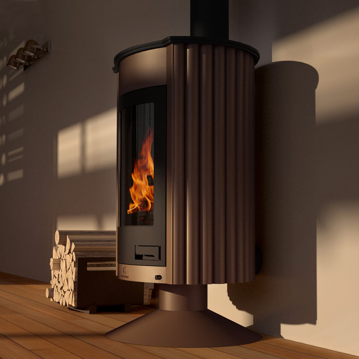 Warmluftofen Masterflamme Medie II Velvety Brown